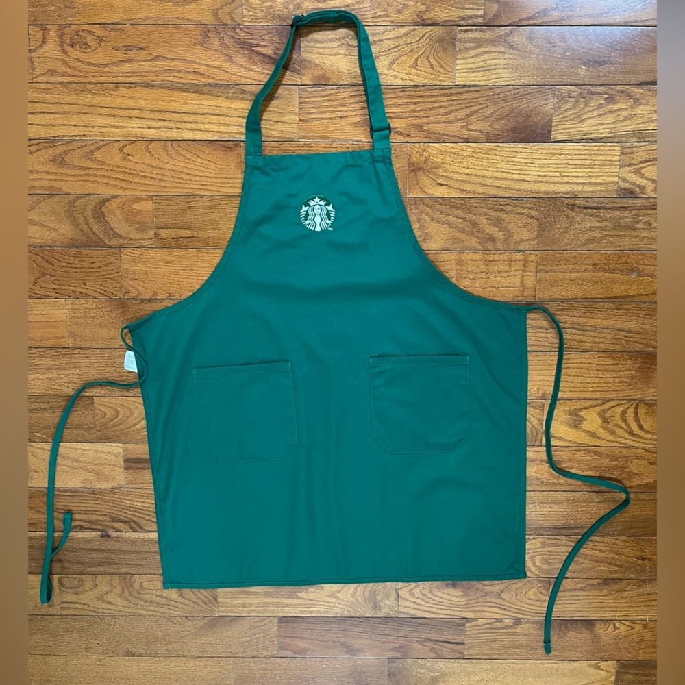 Starbucks Teal Apron with Logo